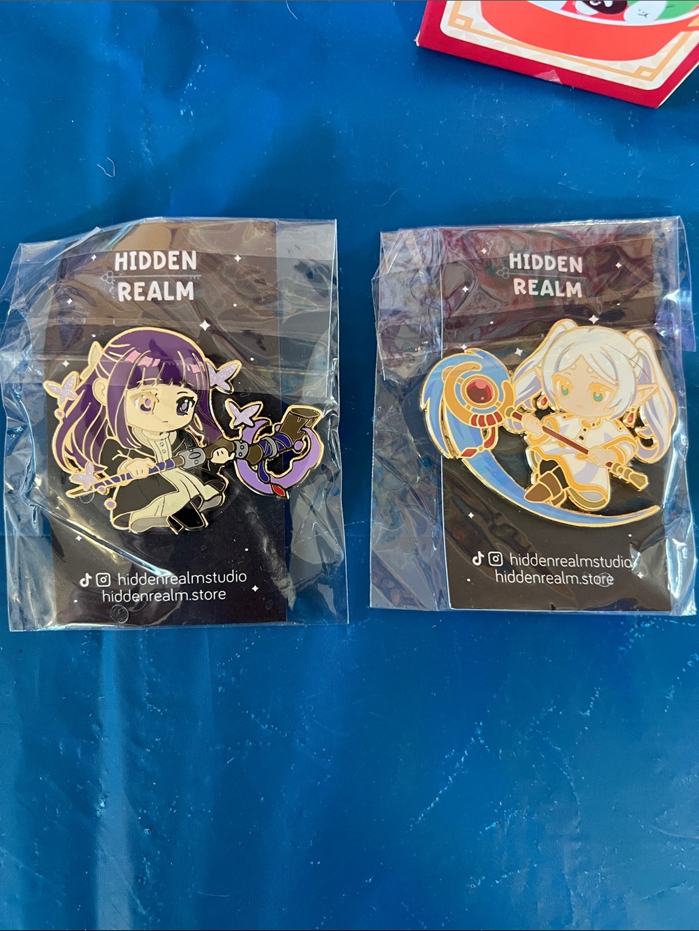 Purple-Haired Character Enamel Pin